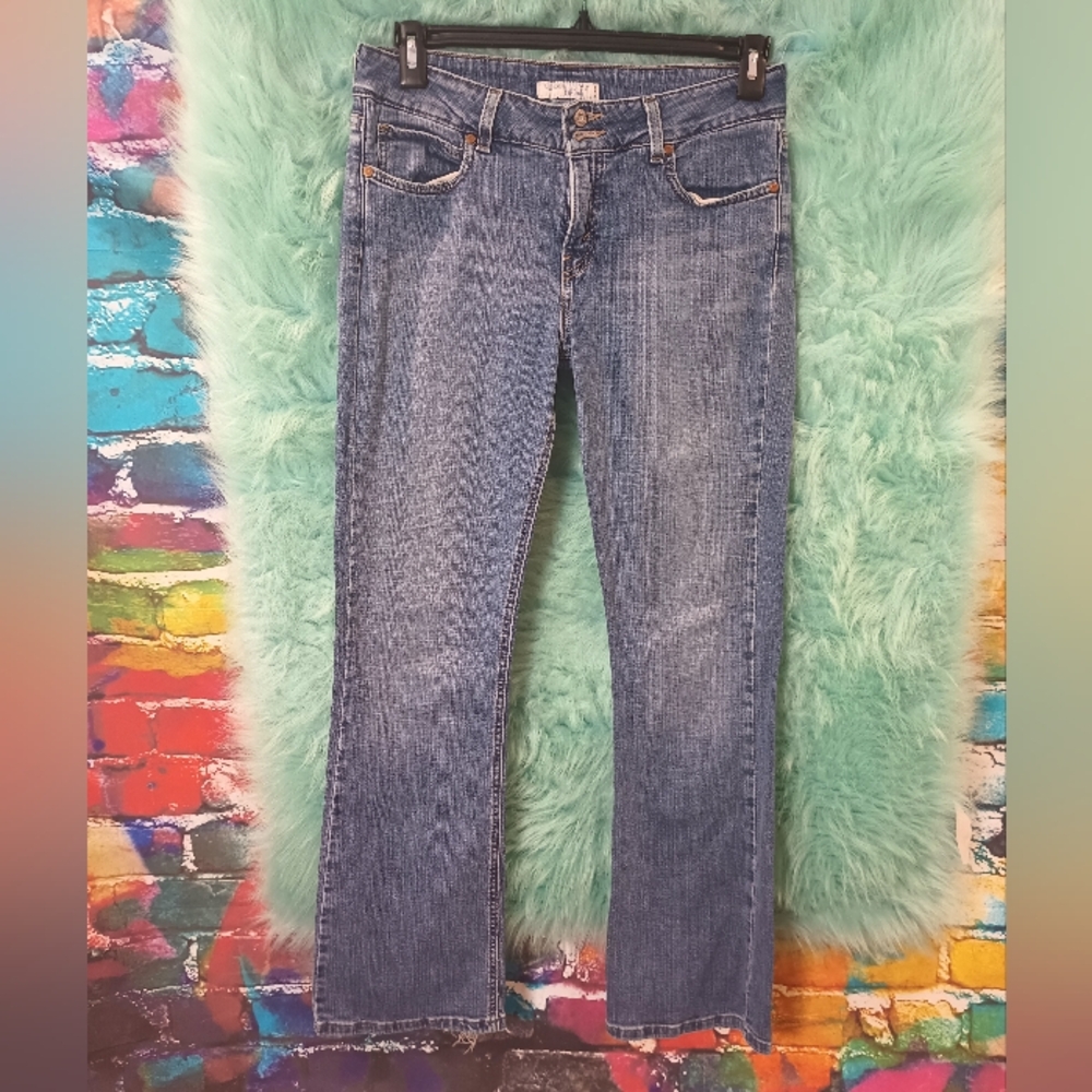 Levi's Blue Slender Bootcut 526 Jean Size 10 M - Picture 4 of 16
